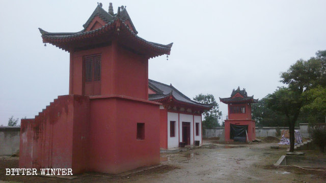 方山寺寺內仿唐樓閣原貌