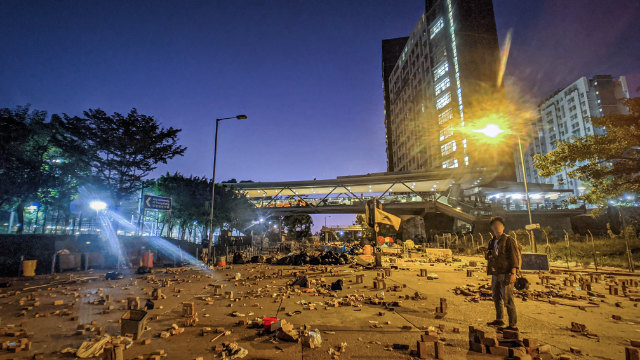 香港城市大學與警方發生衝突後(Studio Incendo - CC BY 2.0)