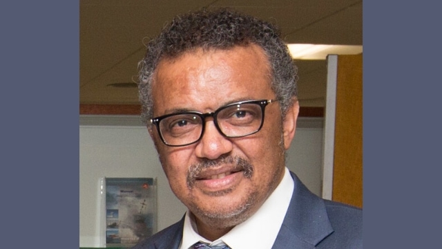 世衛組織總幹事譚德塞（Tedros Adhanom Ghebreyesus）