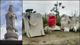 武漢肺炎期間中共再滅佛：拆佛寺堵廟門　高造價佛像遭強拆